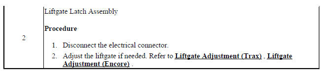 Liftgate Latch Replacement